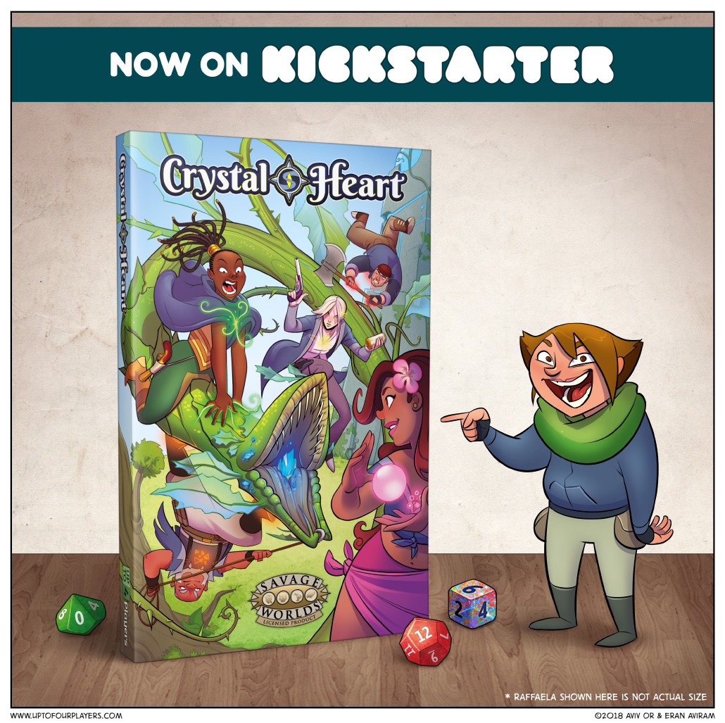 The Crystal Heart RPG is now live on Kickstarter!