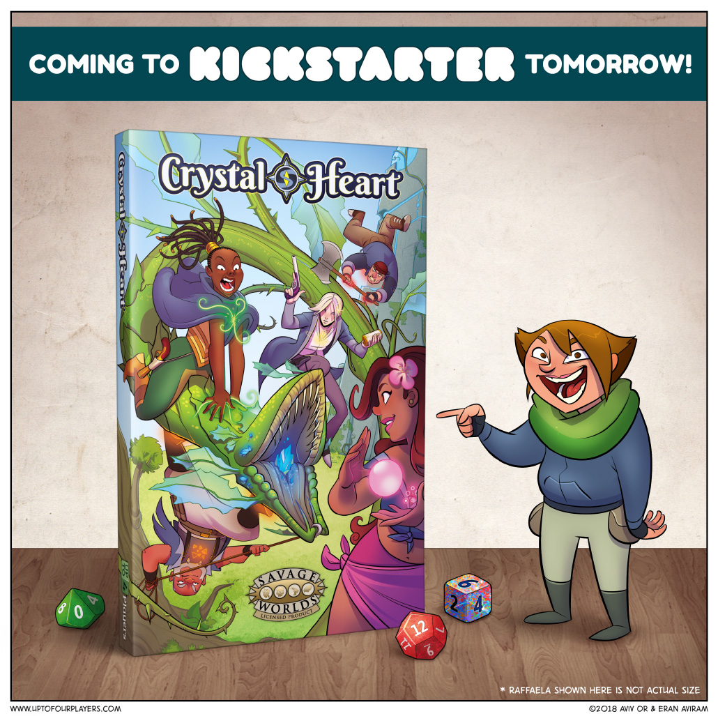 The Crystal Heart RPG is nearly here!