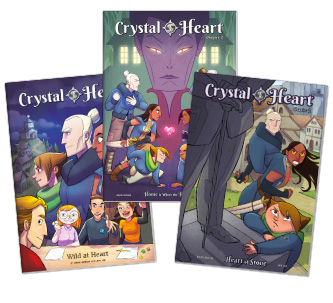 Crystal Heart Comics #1-#3