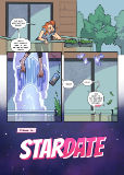 STARDATE page 3 - Tracy is whisked away to STARDATE!