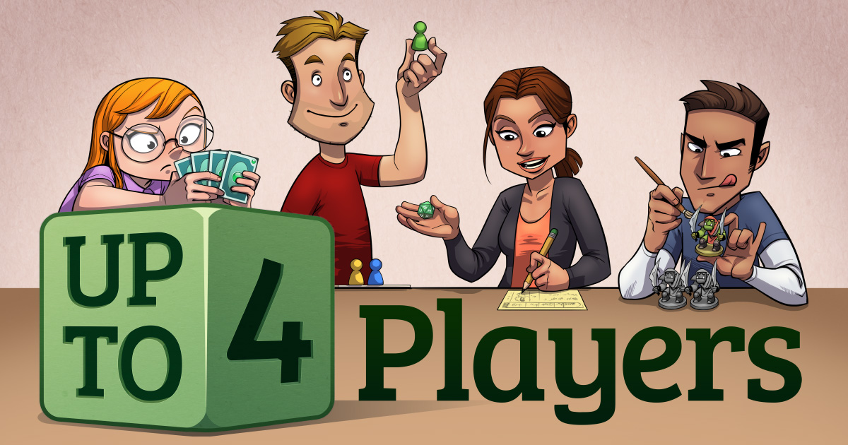 Up to Four Players  A weekly webcomic about tabletop gamers